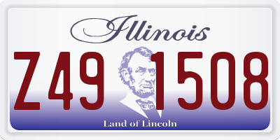 IL license plate Z491508