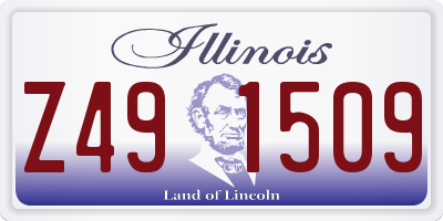 IL license plate Z491509