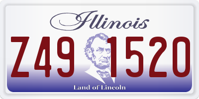 IL license plate Z491520