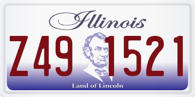 IL license plate Z491521