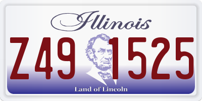IL license plate Z491525