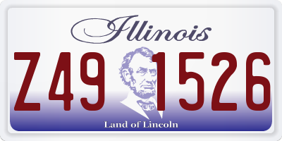 IL license plate Z491526