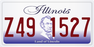 IL license plate Z491527
