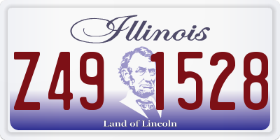 IL license plate Z491528