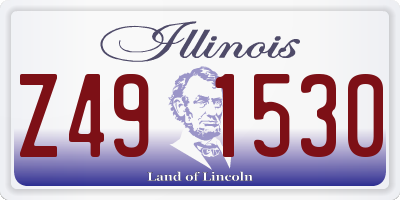 IL license plate Z491530