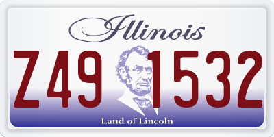 IL license plate Z491532