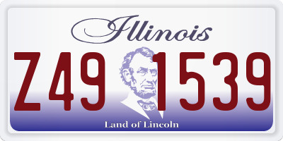 IL license plate Z491539