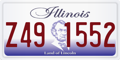 IL license plate Z491552