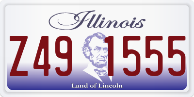 IL license plate Z491555