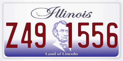 IL license plate Z491556
