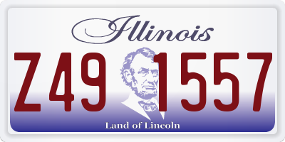 IL license plate Z491557