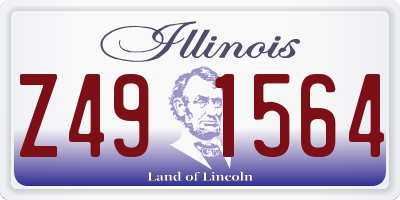 IL license plate Z491564