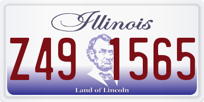 IL license plate Z491565