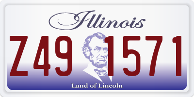 IL license plate Z491571
