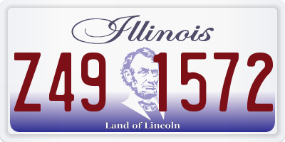 IL license plate Z491572