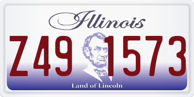 IL license plate Z491573