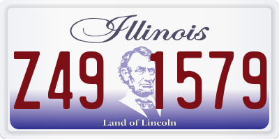 IL license plate Z491579