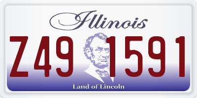 IL license plate Z491591