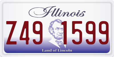 IL license plate Z491599
