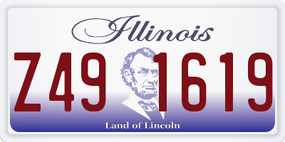 IL license plate Z491619