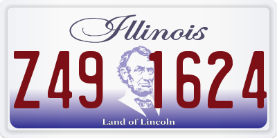 IL license plate Z491624