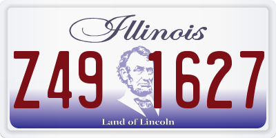 IL license plate Z491627