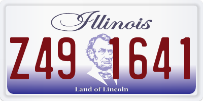 IL license plate Z491641