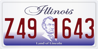 IL license plate Z491643