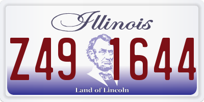 IL license plate Z491644