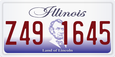 IL license plate Z491645