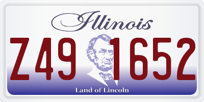IL license plate Z491652
