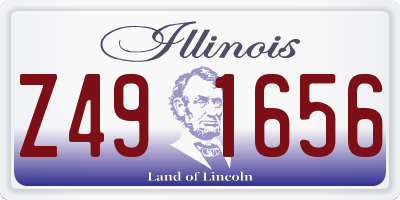 IL license plate Z491656