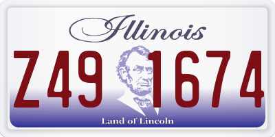 IL license plate Z491674