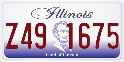 IL license plate Z491675
