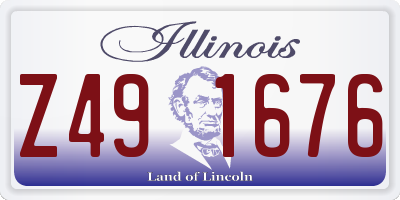 IL license plate Z491676