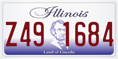 IL license plate Z491684