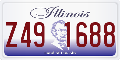 IL license plate Z491688