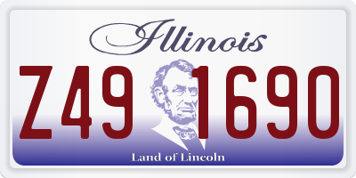 IL license plate Z491690