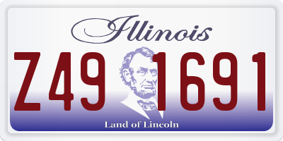IL license plate Z491691