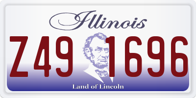 IL license plate Z491696