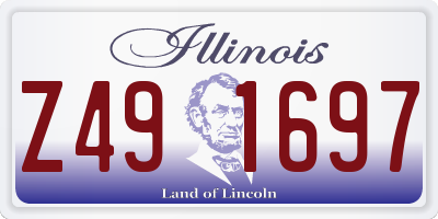 IL license plate Z491697