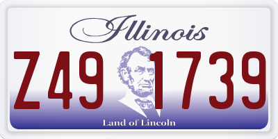 IL license plate Z491739