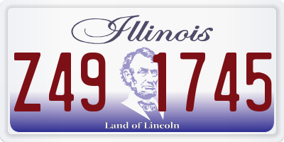 IL license plate Z491745