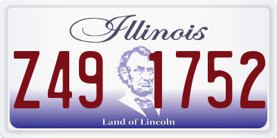 IL license plate Z491752