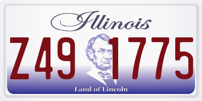IL license plate Z491775