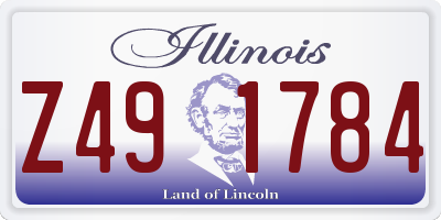 IL license plate Z491784