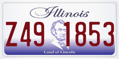IL license plate Z491853