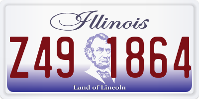 IL license plate Z491864