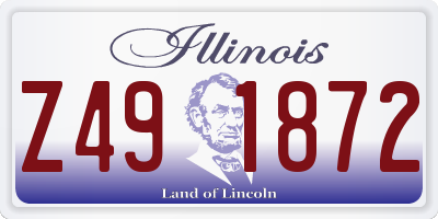 IL license plate Z491872