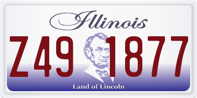 IL license plate Z491877